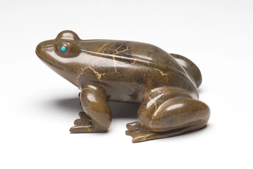 Charming Nutria Travertine Frog