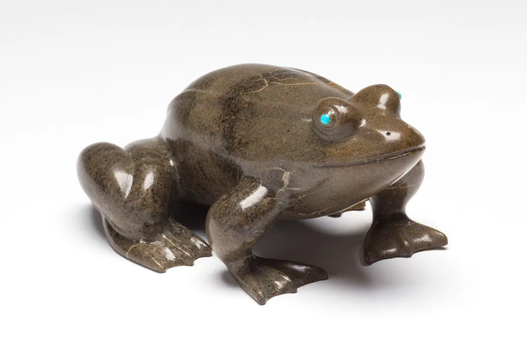 Charming Nutria Travertine Frog