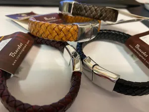 Charming Shark Leather Woven Bracelets