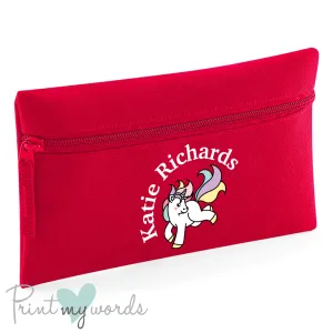 Children's Personalised Unicorn Pencil Case