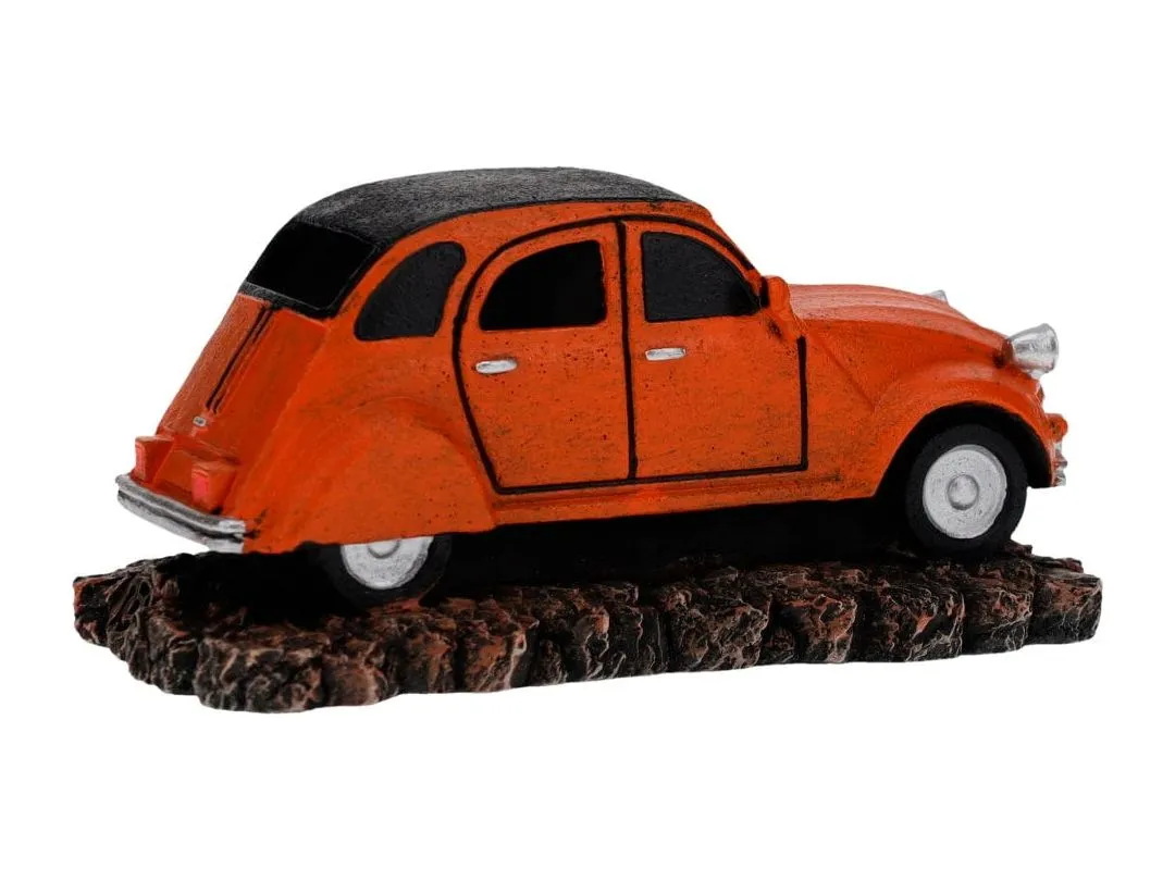 classic car French 2 14,5x7,5x6,5cm orange