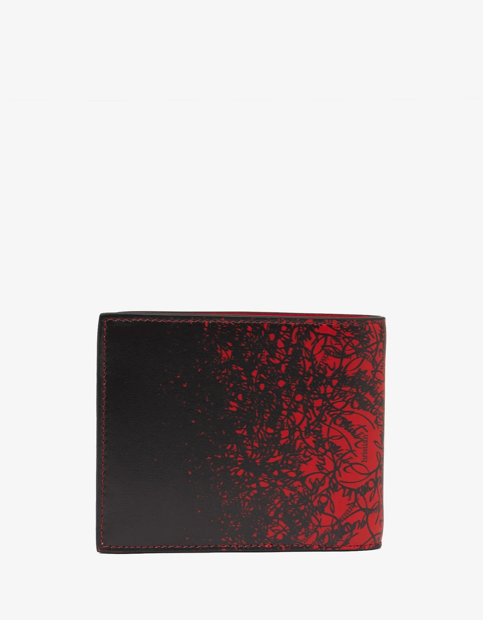 Coolcoin Red Degraloubi Print Billfold Wallet -