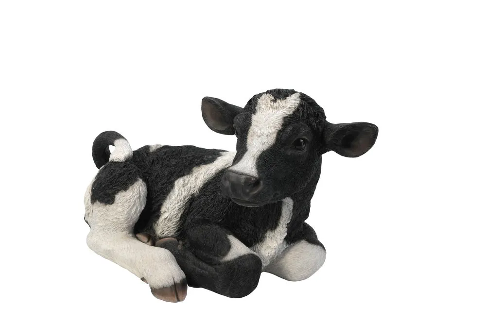 Cow Laying Down Statue