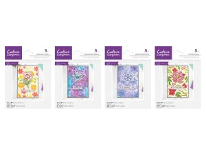 Crafter's Companion 3D Embossing Folder, Metal Die & Acrylic Stamps Collection