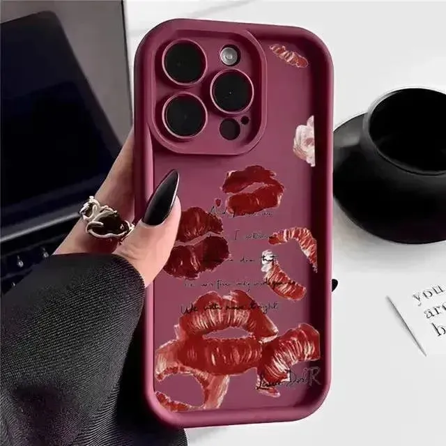 Creative Kiss Mark Case (For iPhones)