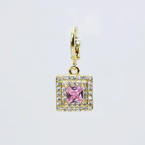 Crystal Square Pendant CH-204