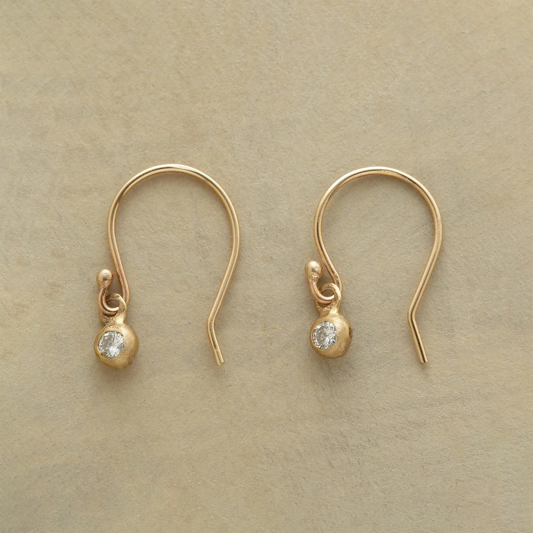 Dainty Diamond Earrings