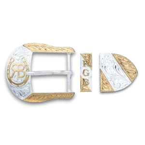 Dazzling Duo Custom Buckle