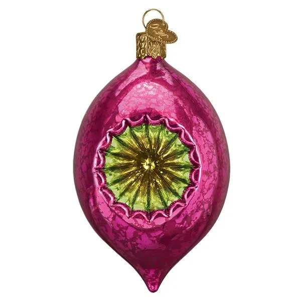 Dazzling Fuchsia Reflection Old World Christmas Ornament 51500