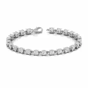 Dazzling Silver 925 Bracelet