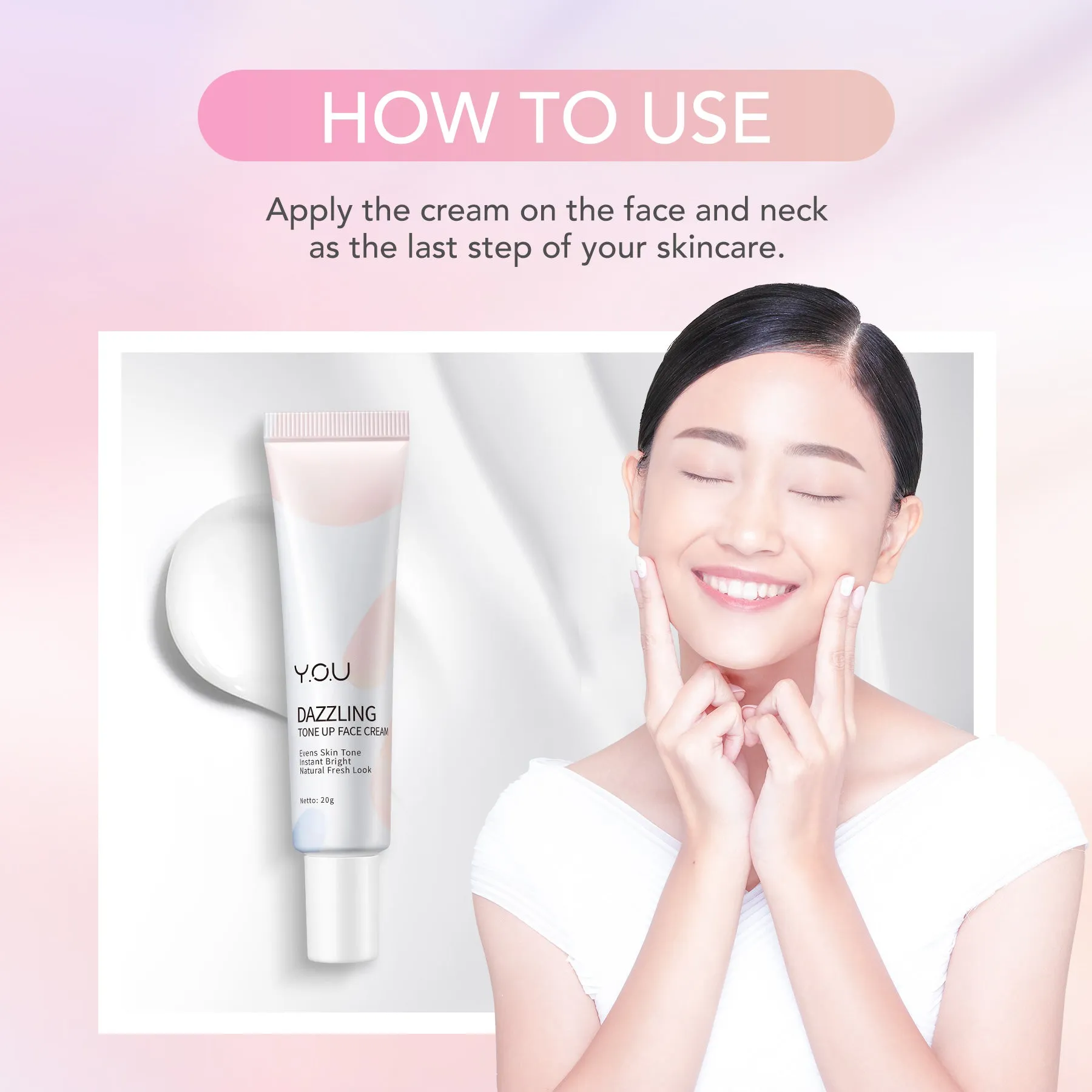 Dazzling Tone Up Face Cream