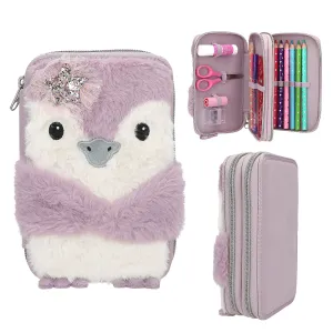 Depesche Princess Mimi 2-Compartment Pencil Case Deer Penguin