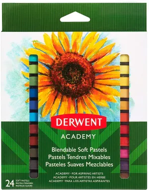 Derwent Academy Pastels, Soft, 24 Pack