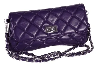 Designer Style Quilted Clutch Cross Body & Shoulder Bag | Women Faux Leather Flap Bags | Fashionable Inner Zipped Handbags | Twist Lock Closure, Reflective Color & Detachable Strap