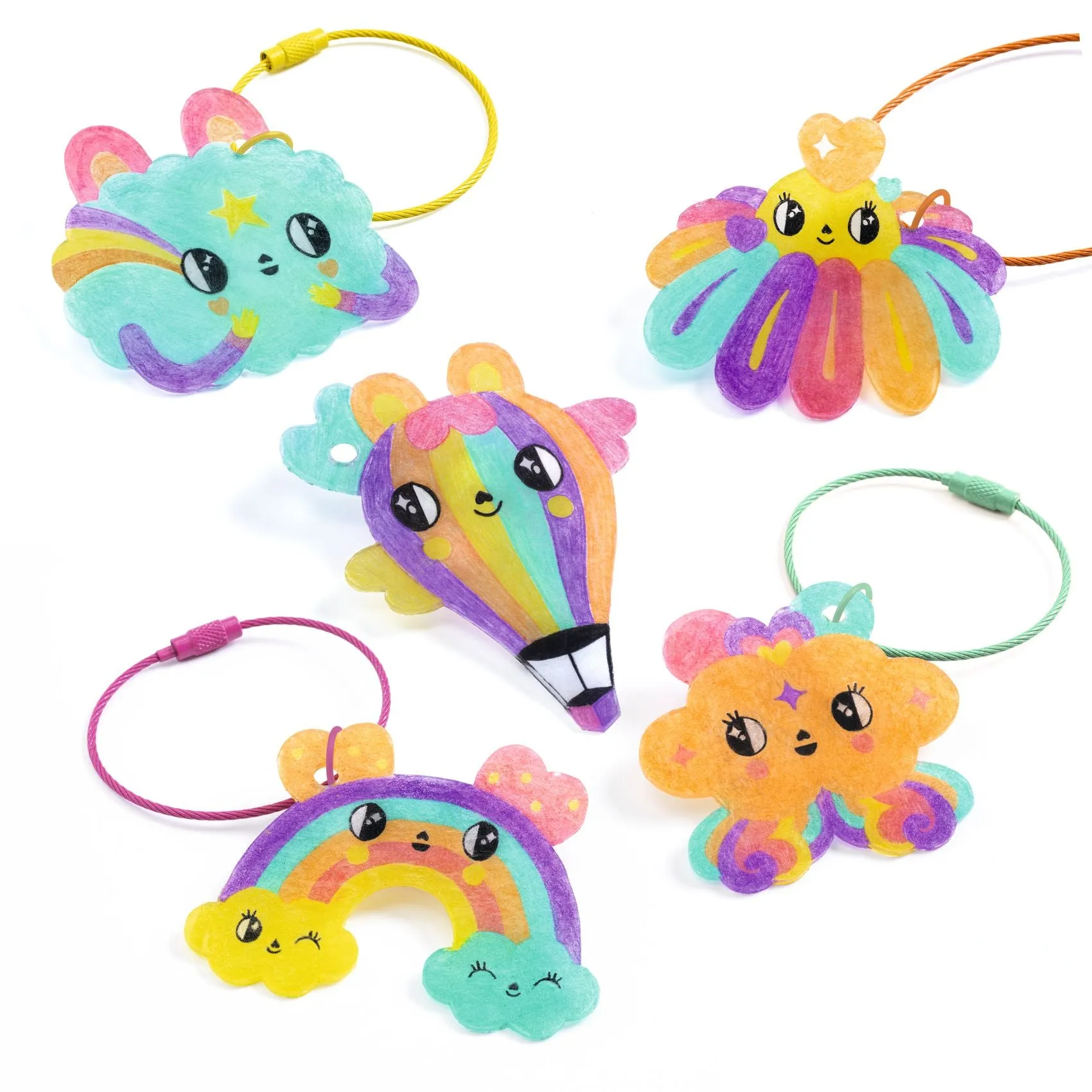 Djeco Artistic Plastic – Kawaii Keyring