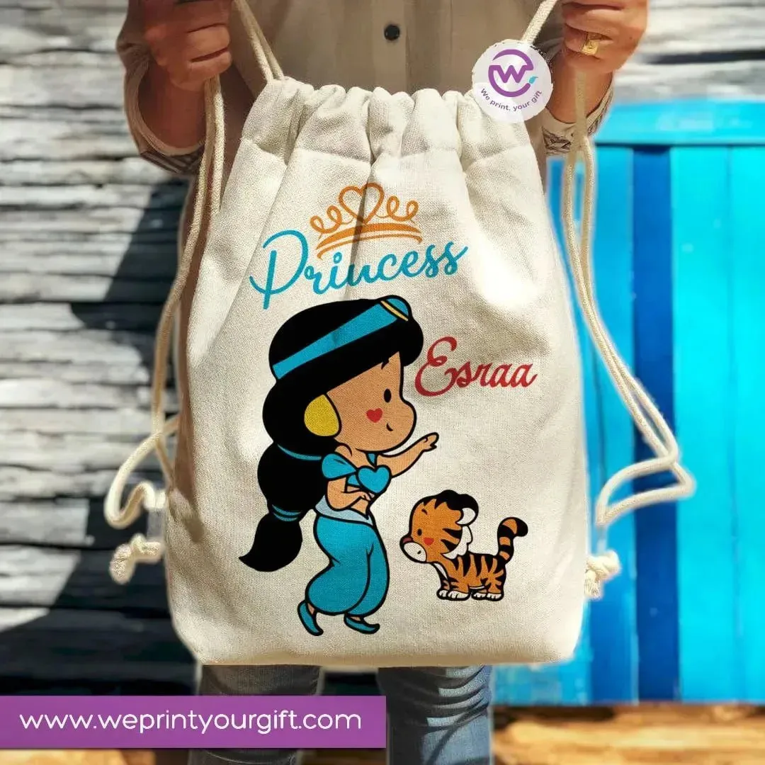 Drawstring Bag -princess