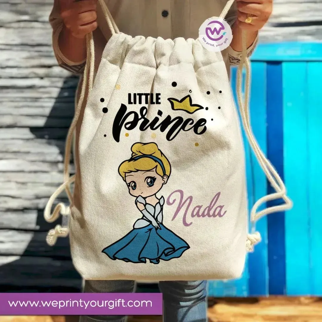 Drawstring Bag -princess