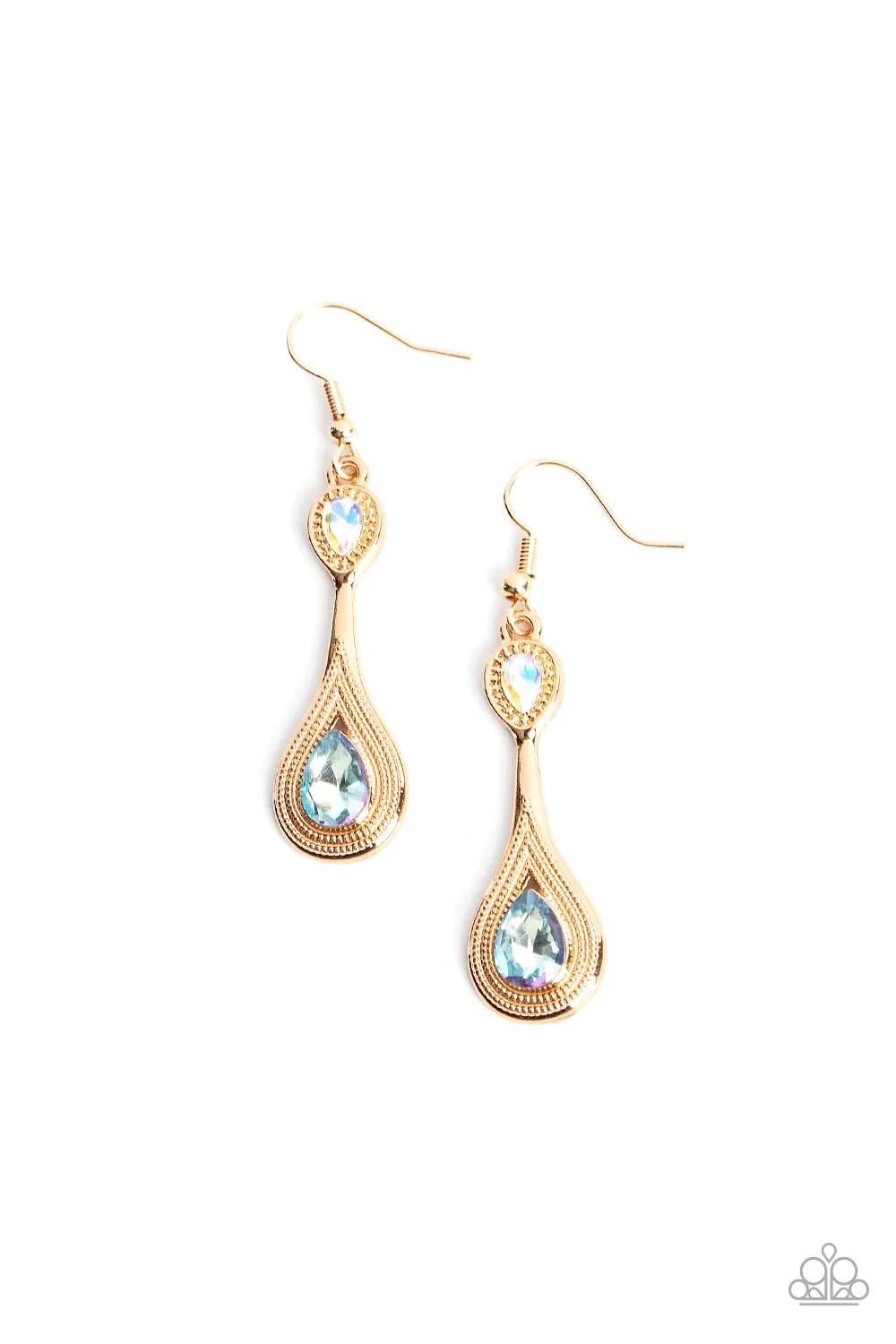 Earrings Dazzling Droplets - Multi E138