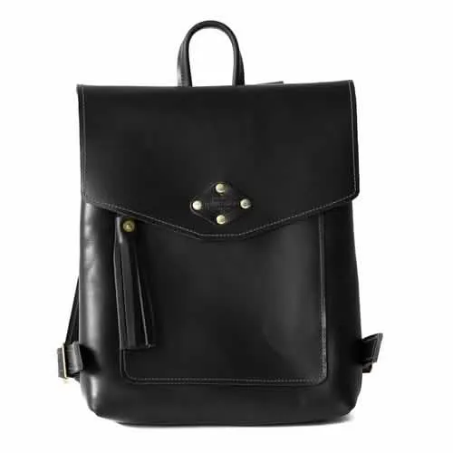 Elegant Customizable Leather Rucksack