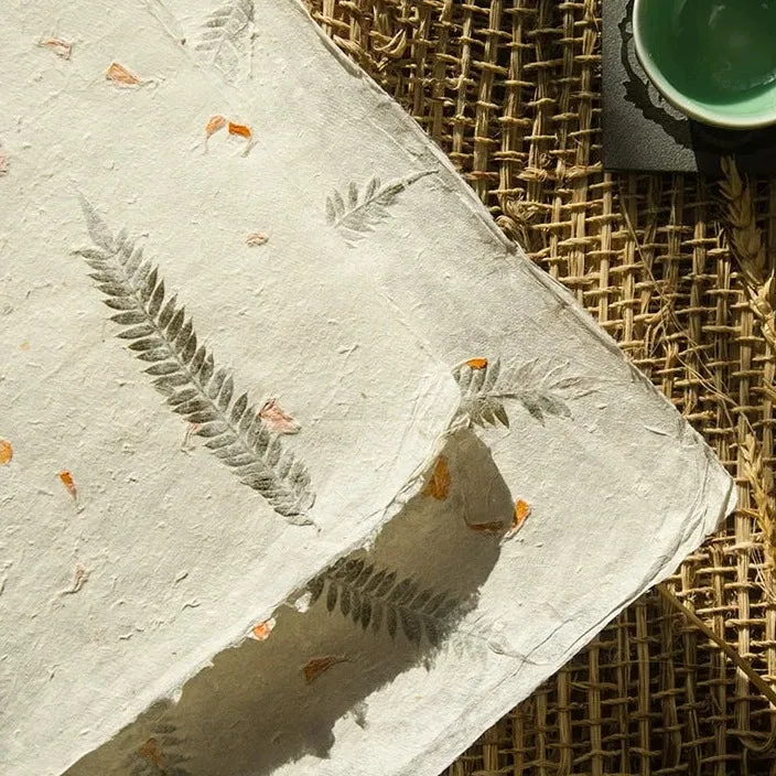 Enchanting Oriental: Artisanal Petal Paper Collection