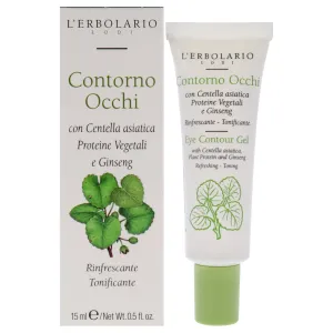 Eye Contour Gel by LErbolario for Unisex - 0.5 oz Gel