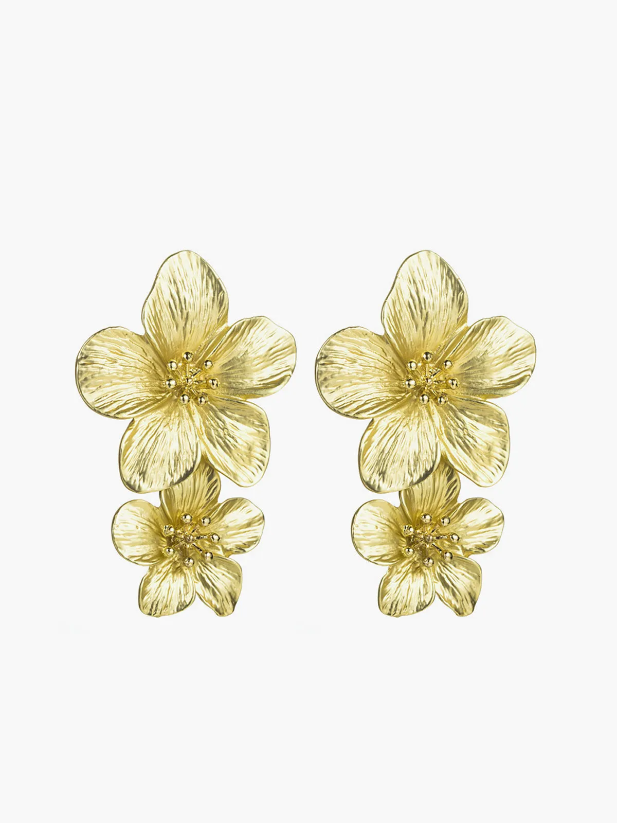 Fashionable Charming Flower-Shaped Earrings