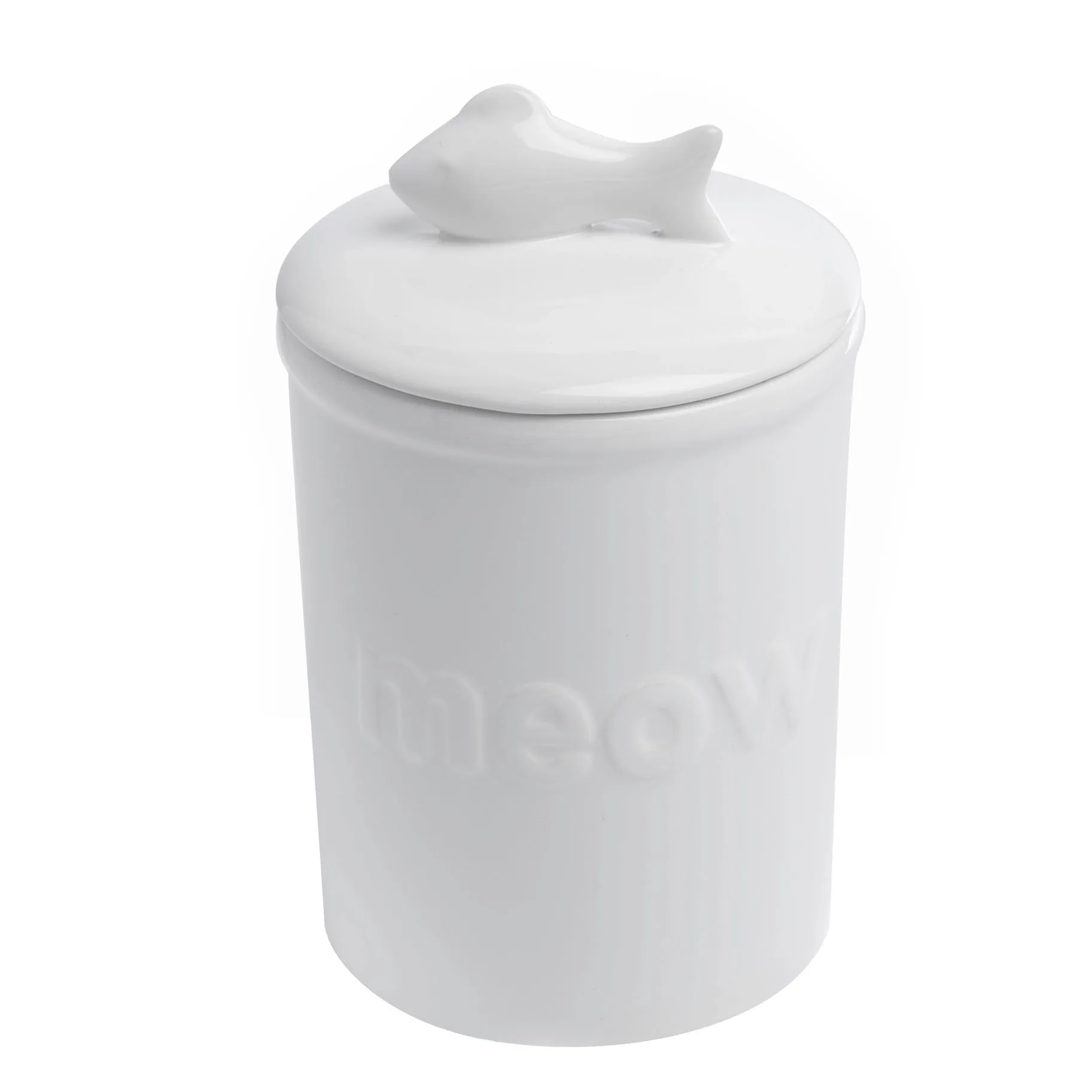 FELIZ TREAT JAR (WHITE)