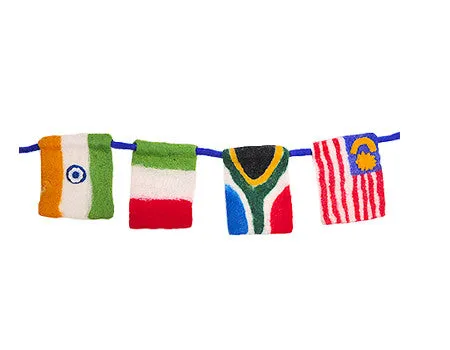 Felt Travel Flags