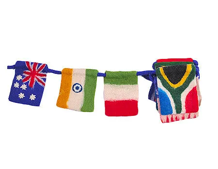 Felt Travel Flags