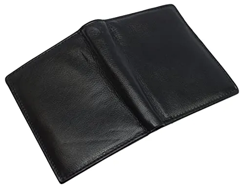 Genuine Leather RFID Signal Blocking Wallets For Men - Large Capacity - Hipster Bifold Multi Credit Card Holder