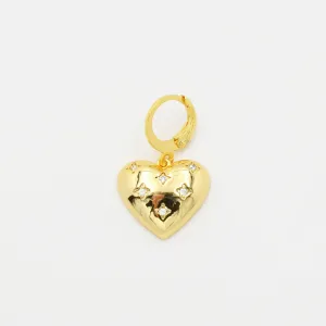 Gold Heart Charm CH-78