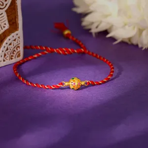 Golden Charming Ball Rakhi