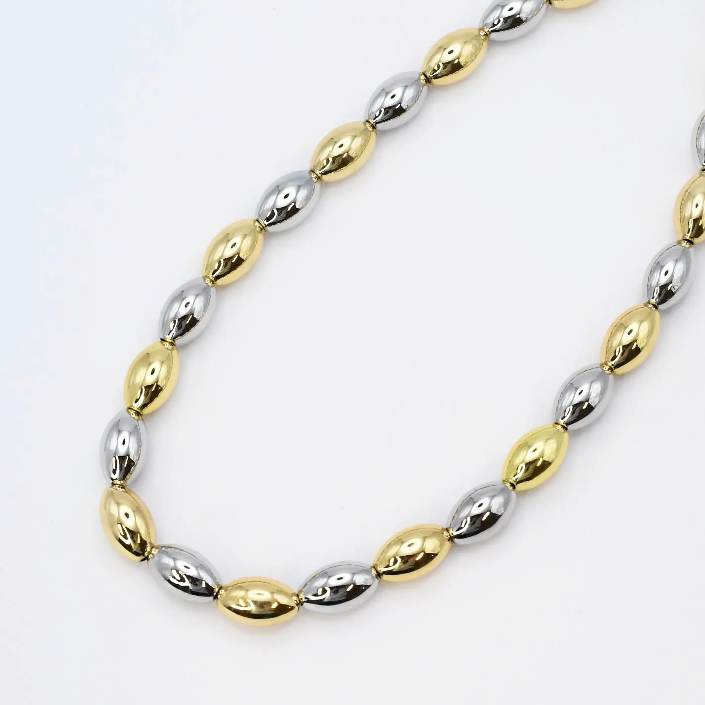 Gold/Silver Pepitas Necklace M8