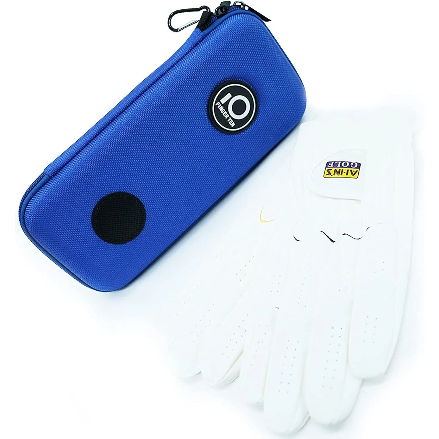 Golf Glove Holder Case 2 Pack with Clip Hook