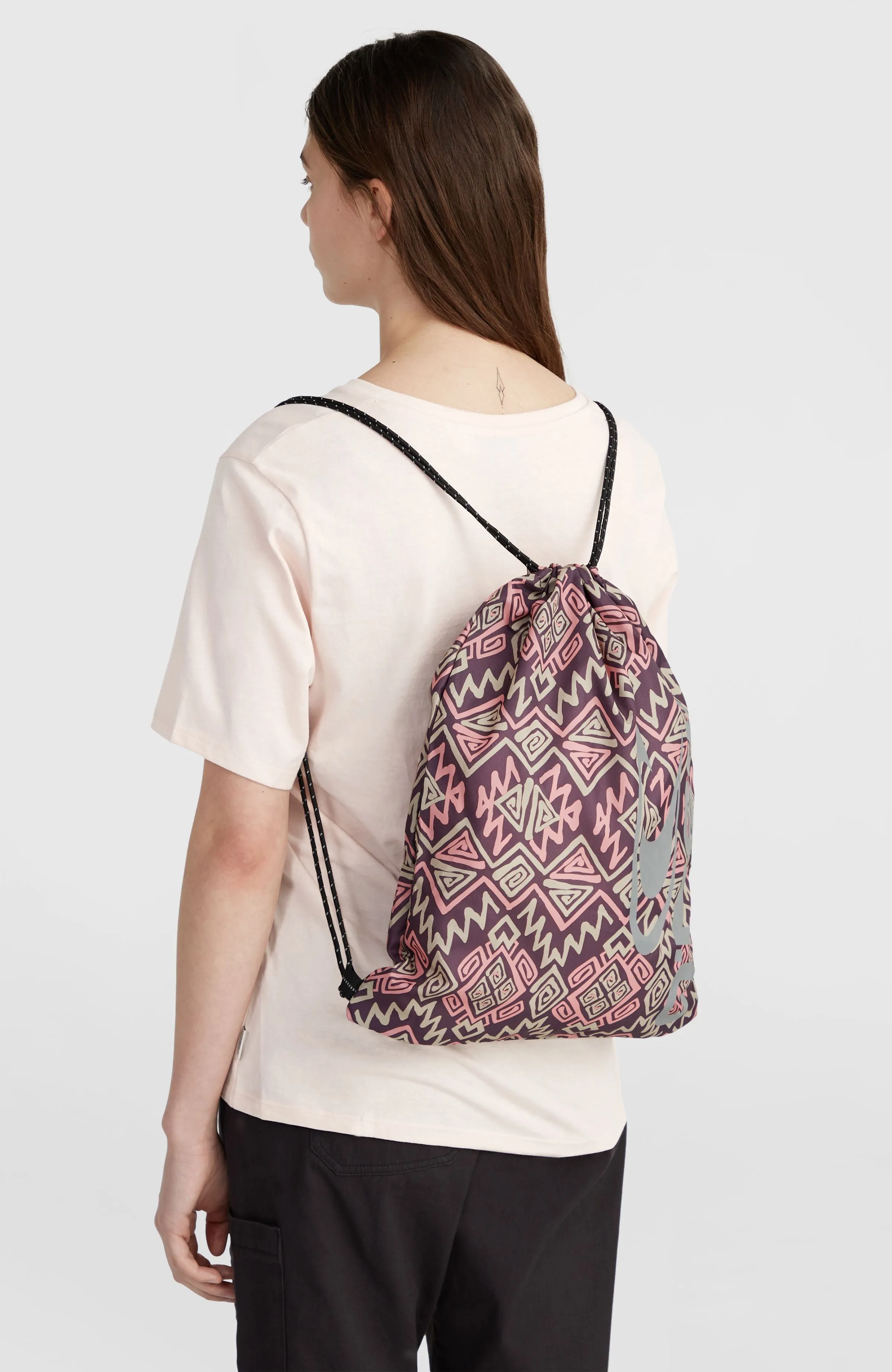 Gym Sack | Purple Retro Ikat