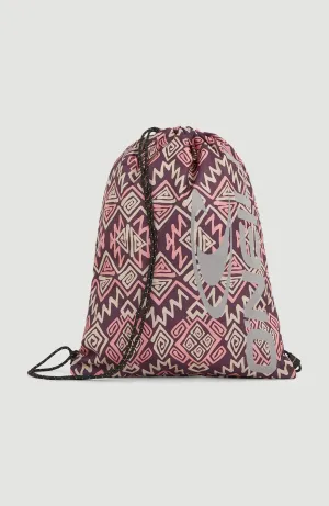 Gym Sack | Purple Retro Ikat