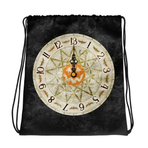 Halloween Time Drawstring bag