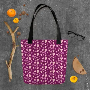 Hearts Tote bag