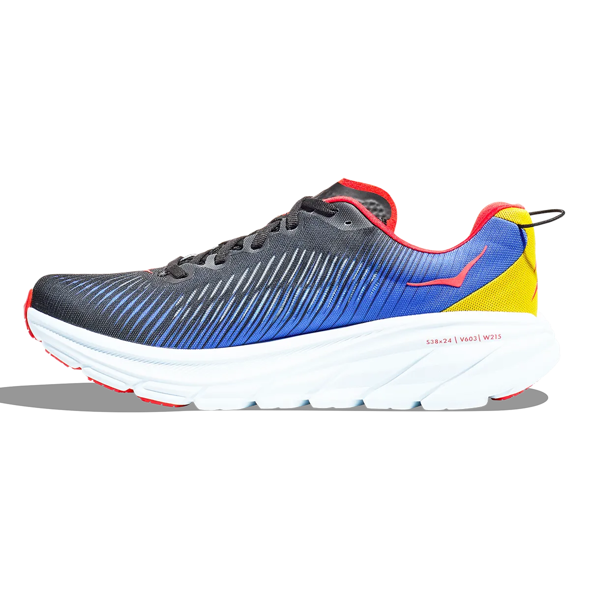 Hoka Rincon 3 - Black - Dazzling Blue