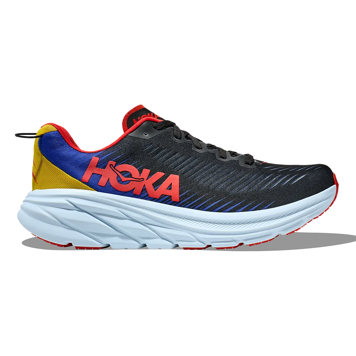 Hoka Rincon 3 - Black - Dazzling Blue