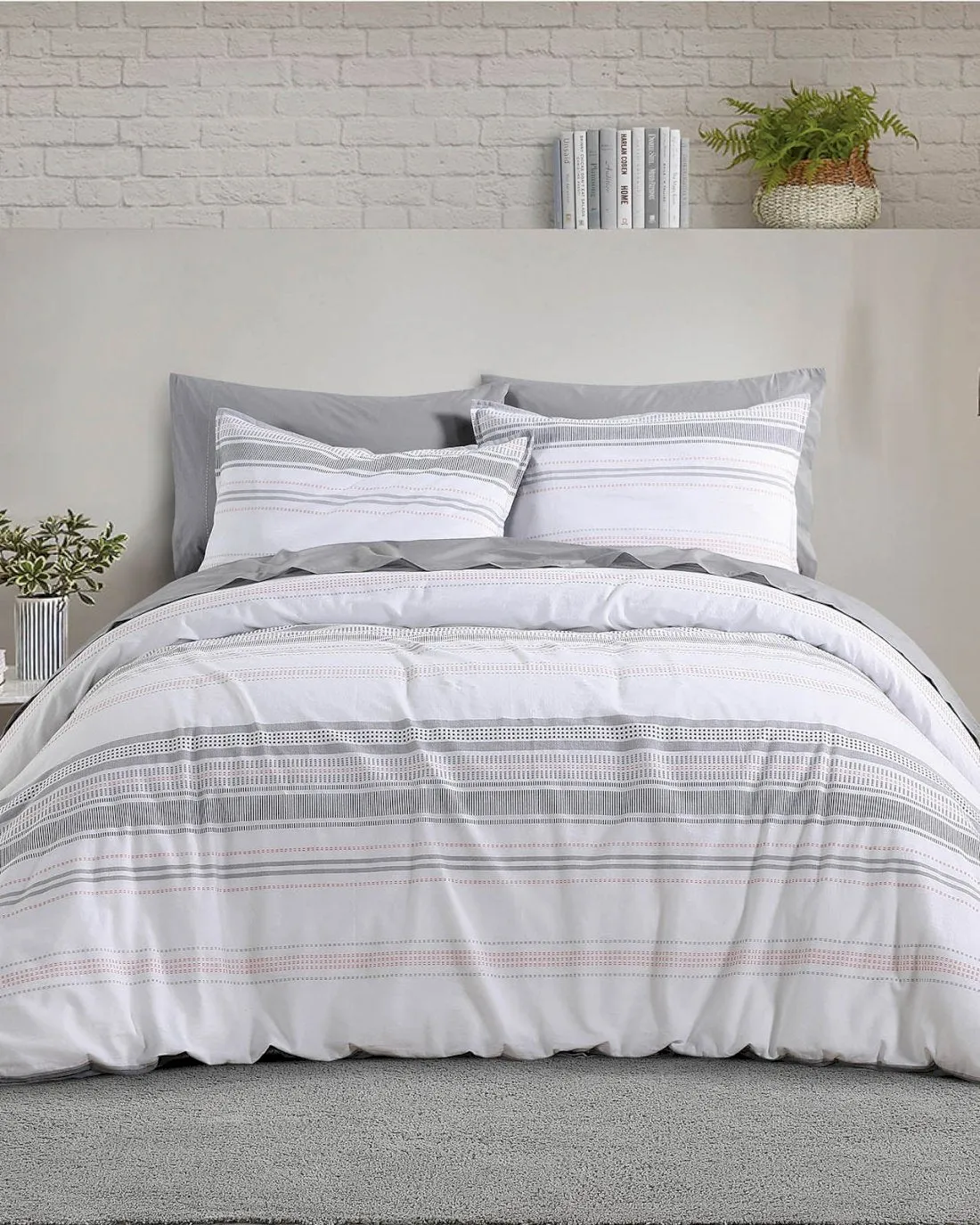 Horizon Stripe Duvet Set