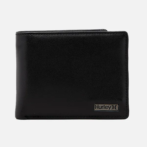 Hurley One & Only Leather Wallet - Black