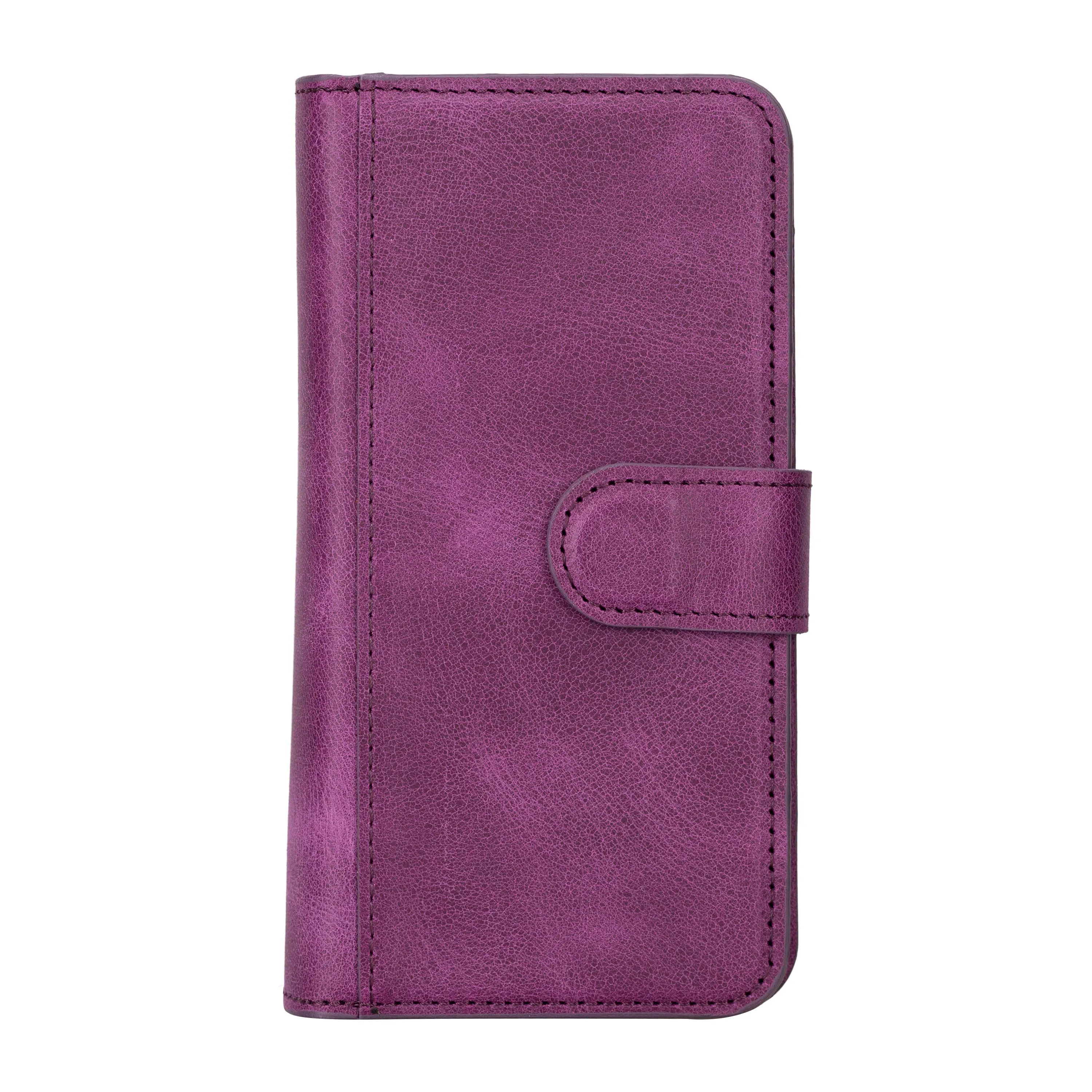 iPhone 15 Pro Dual Leather Wallet Case