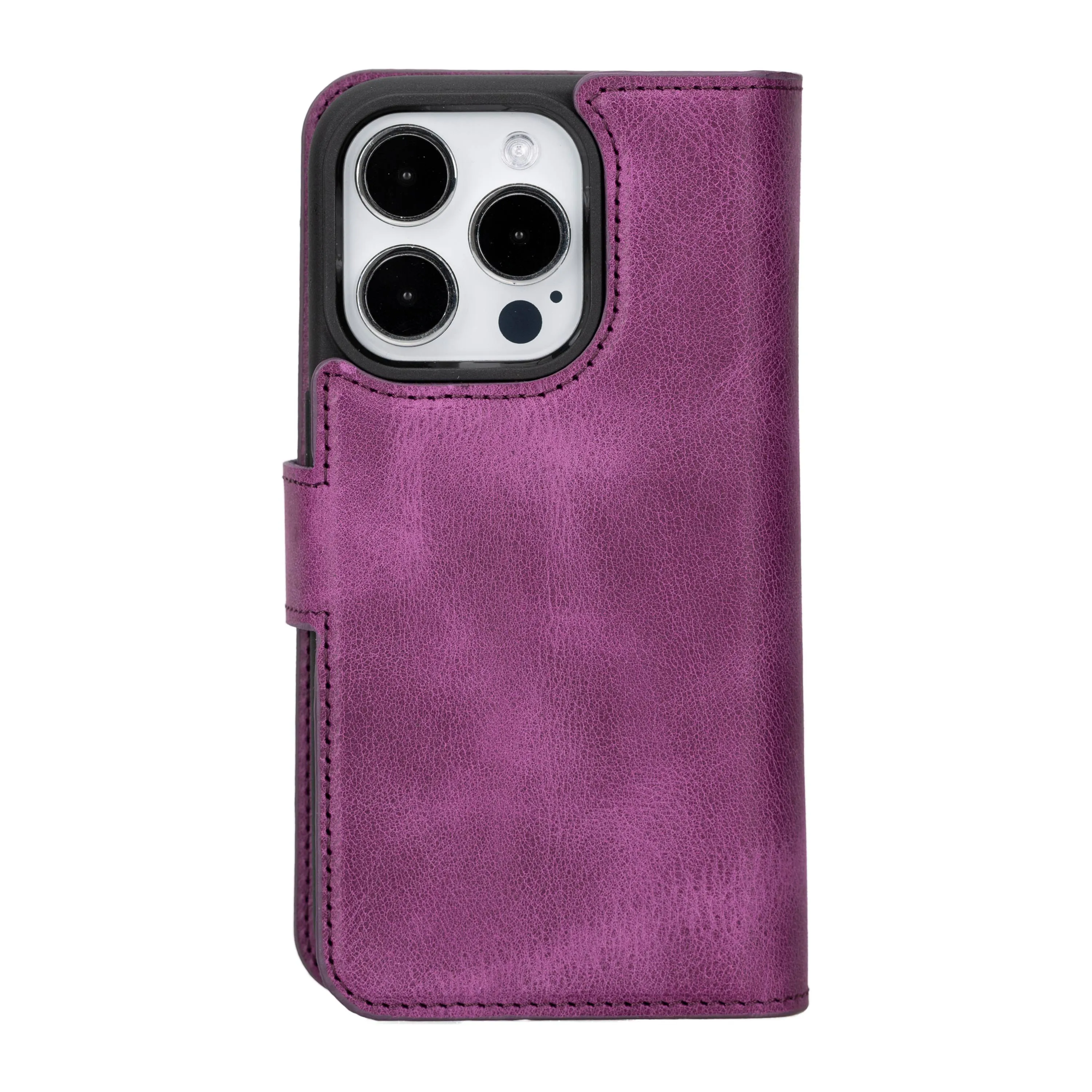 iPhone 15 Pro Dual Leather Wallet Case