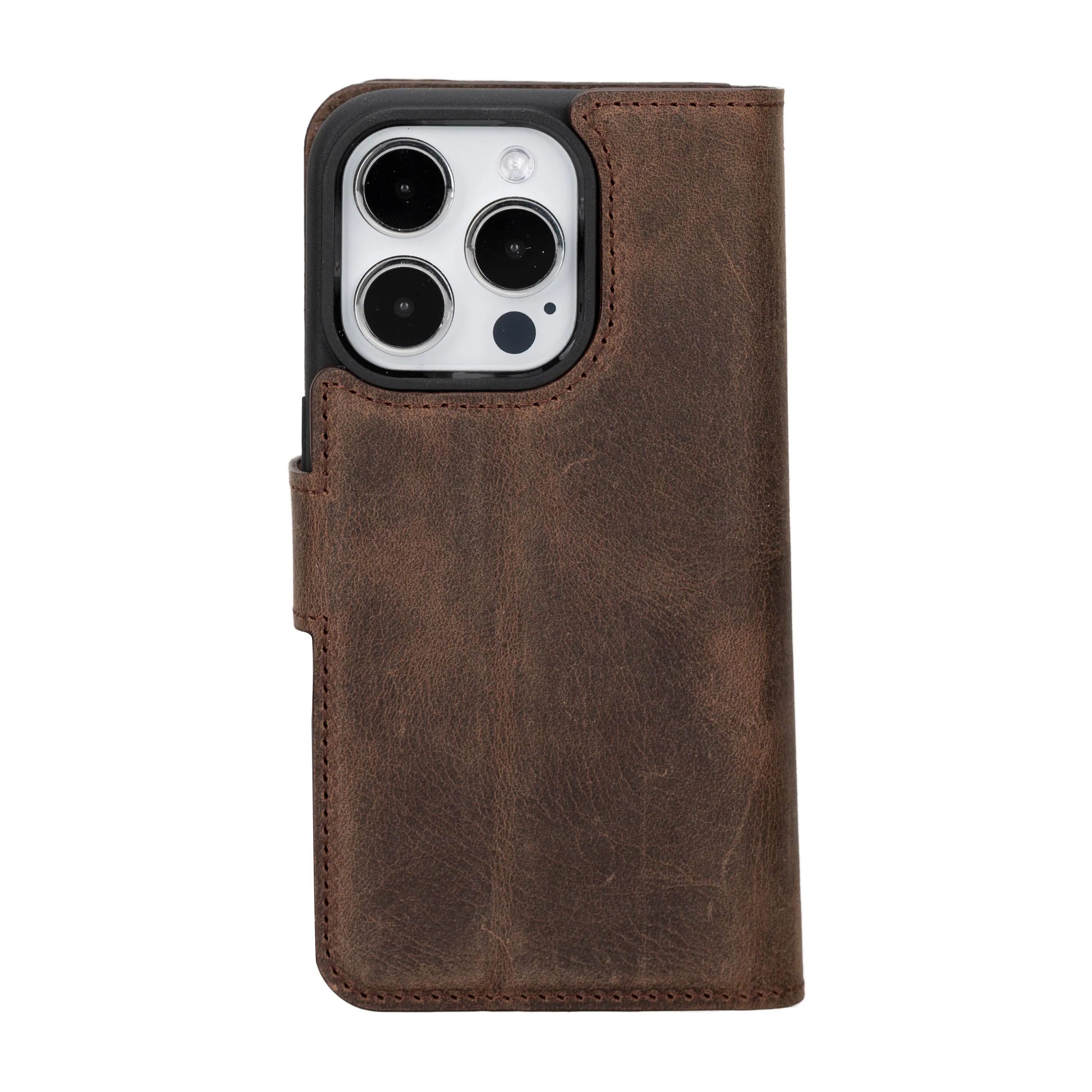 iPhone 15 Pro Dual Leather Wallet Case