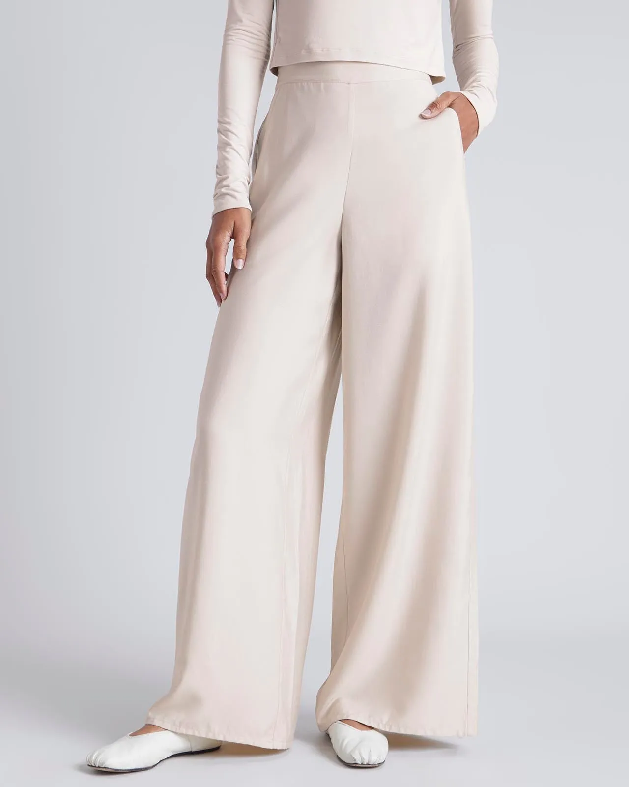 Kate Young x Splendid Cupro Pant