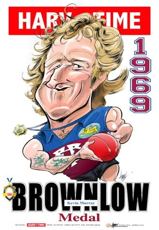 Kevin Murray, 1969 Brownlow Medal, Harv Time Poster