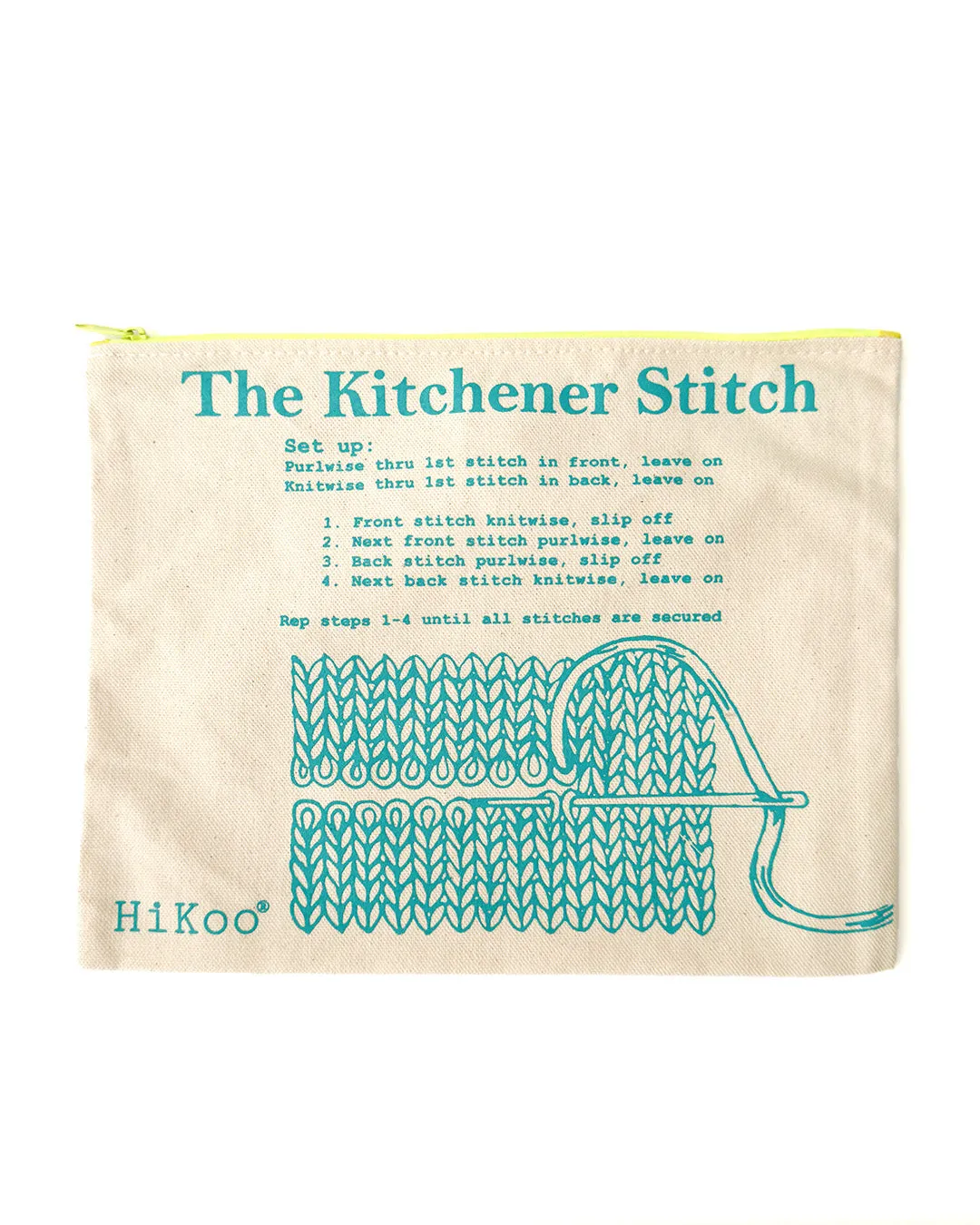 Kitchener Stitch Project Bag