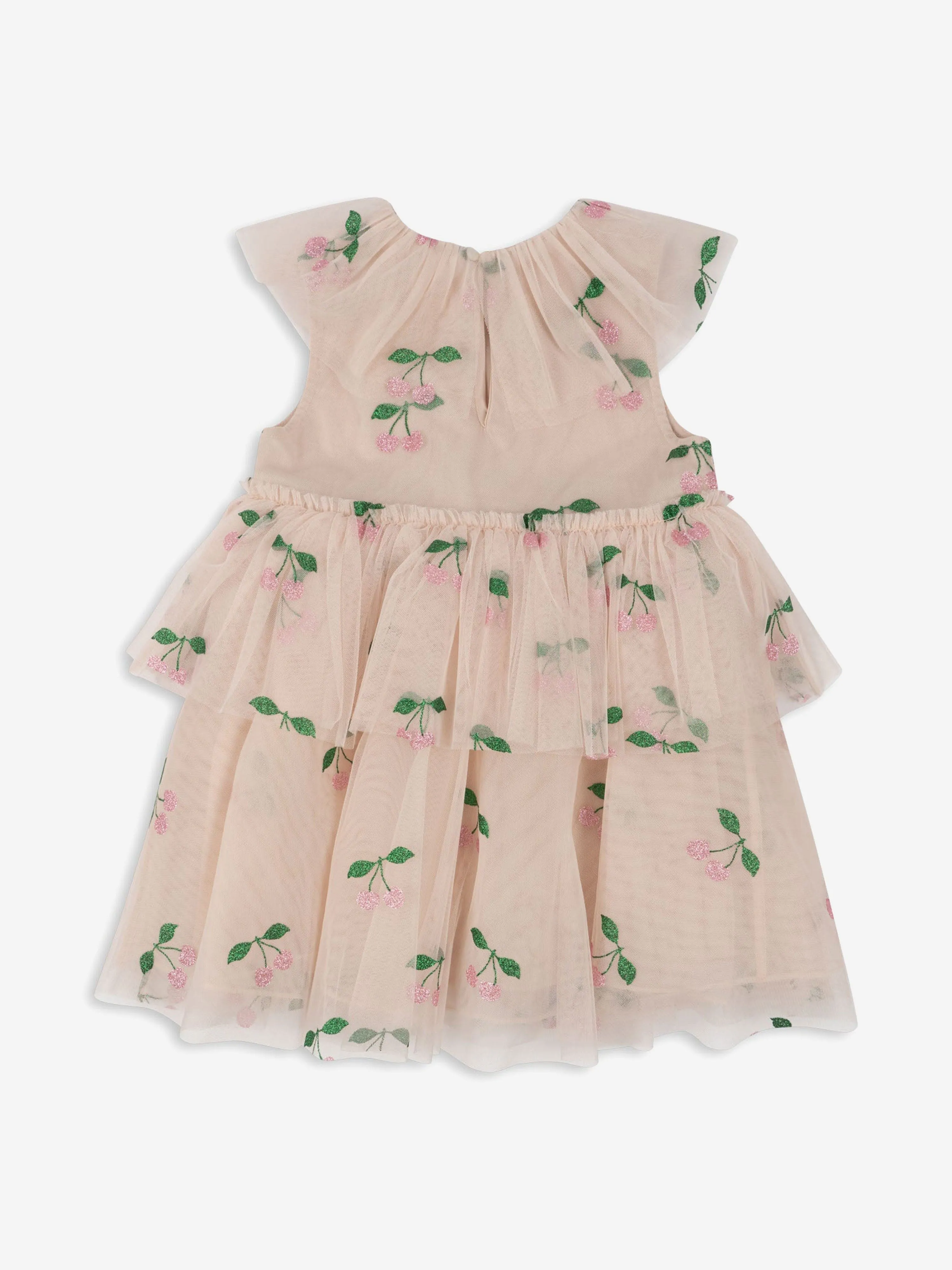 Konges Sløjd Girls Mili Glitter Cherry Dress in Pink