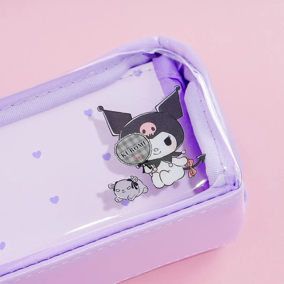 Kuromi Heart Polka Dot Pen Case